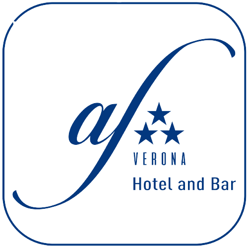 Logo dell'Albergo Fontana di Verona, hotel situato di fronte all'Ospedale Borgo Trento.