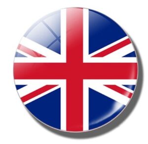 Icona della bandiera inglese per selezionare la lingua dei contenuti e degli articoli informativi dell'Albergo Fontana.