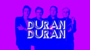 La band britannica Duran Duran dal vivo sul palco dell'Arena di Verona durante un concerto del loro tour mondiale.
