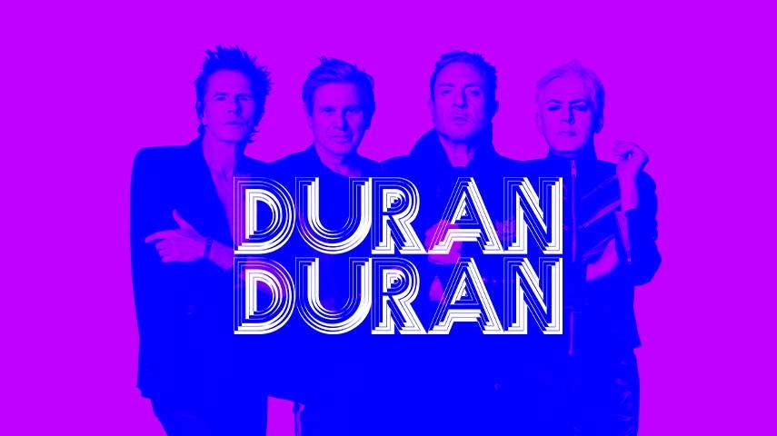 La band britannica Duran Duran dal vivo sul palco dell'Arena di Verona durante un concerto del loro tour mondiale.