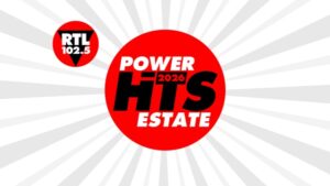 Il grande palco allestito nell'Arena di Verona per la serata finale di RTL 102.5 Power Hits Estate